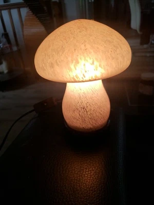 VINTAGE LAMPE CHAMPIGNON  VERRE DESIGN  Kema KEUR - Photo 1/4