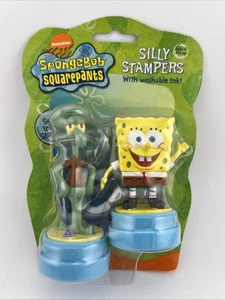Spongebob Schwammkopf und Thaddäus selbstfärbende Stempel selten 2er Set Unikat - Bild 1 von 3