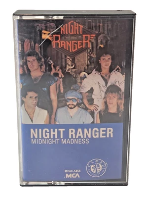 Night Ranger Midnight Madness Cassette Tape 1983 MCA - Image 1 of 4