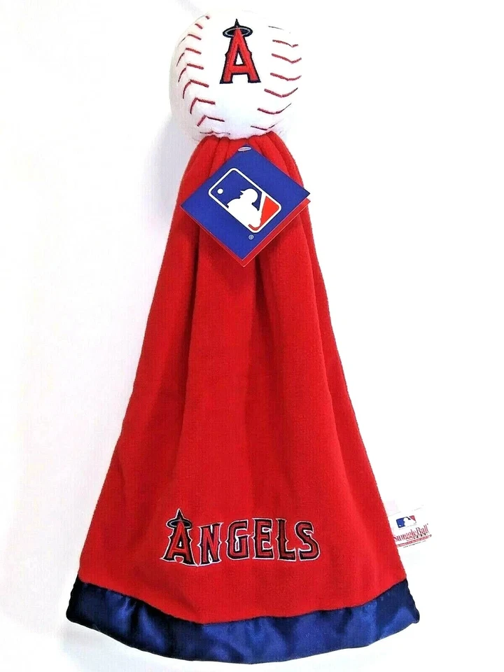 MLB Los Angeles Angels Acurrucarse Pelota Vellón Béisbol Peluche Lovey Manta de Seguridad Foto 1 de 1