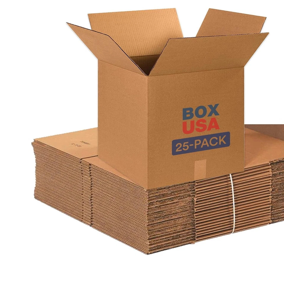15 x 15 x 15 Corrugated Cardboard Boxes, Medium 15"L x 15"W x 15"H, Pack of 2... - Image 1 of 1