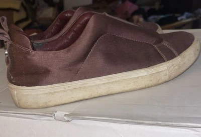 Tênis Steve Madden Patton cetim roxo cano baixo tamanho 7,5 M feminino - Imagem 1 de 4