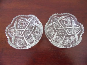 2er Set Vintage Pressglas Nussschalen - Bild 1 von 5