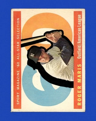 1960 Topps Set-Break #565 Roger Maris As LOW GRADE *GMCARDS* - Image 1 of 2