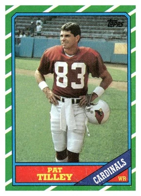 1986 Topps #331 Pat Tilley St. Louis Cardinals Football Card 33681 - Image 1 of 2