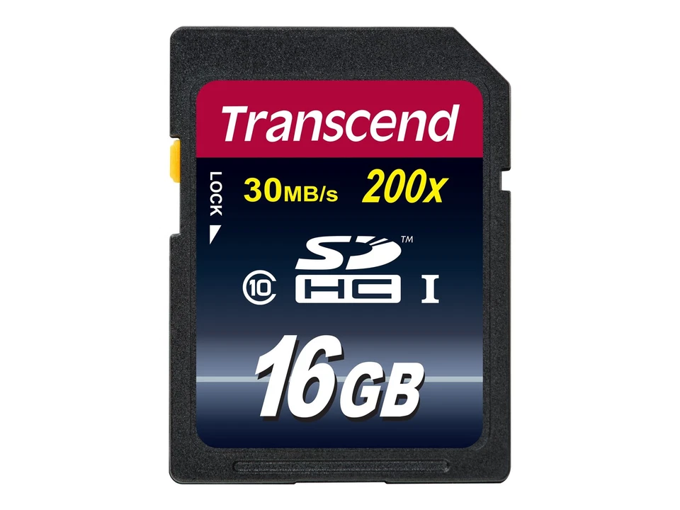 Transcend TS16GSDHC10 16 GB SDHC Classe 10 NAND 30 MB/s Nero 2g - Immagine 1 di 1