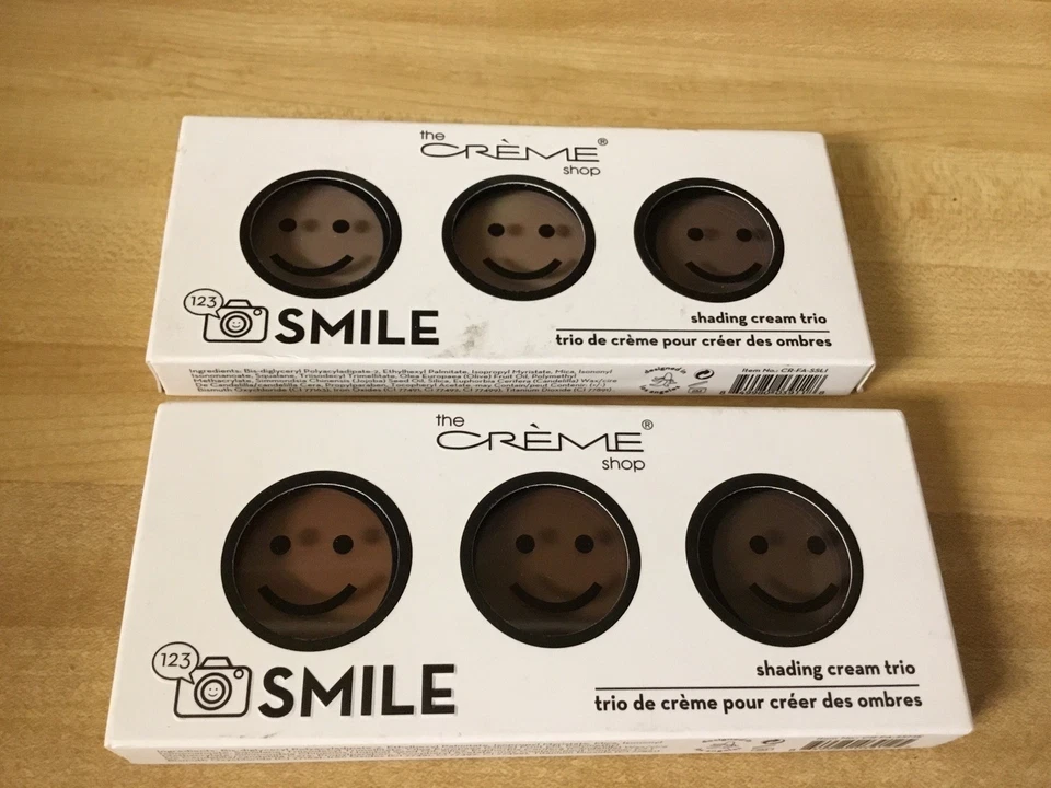 2 The Creme Shop  1 2 3 Smile Shading Cream Trio - Trabaja tus ángulos (en caja) Foto 1 de 1