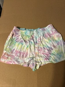 Victorias Secret Pink Tye Dye Boxer Shorts Size XS T14 - Picture 1 of 3