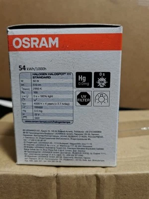 OSRAM Halospot 111 - 50W - NUOVE - Immagine 1 di 4