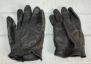 HARLEY-DAVIDSON Motorcycle Riding Black Leather Gloves ~ Men's Size Medium 98278 - Bild 1 von 7