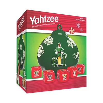 YAHTZEE: Elf Edition, Exclusive Holiday Ornament Cup Featuring Buddy - Image 1 of 4