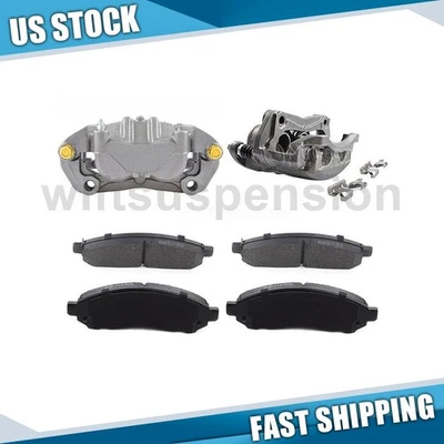 Front Brake Calipers & Brake Pads for 2015-2017 Chevrolet City Express - Image 1 of 4