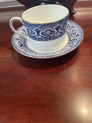 Ralph Lauren Wedgwood Empire Flat Cups and Saucers, Multiple, NEW
