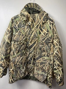 VTG CABELAS XL Tall Gore-Tex Hunting USA Cattail Camo Thinsulate Jacket Coat - Picture 1 of 24