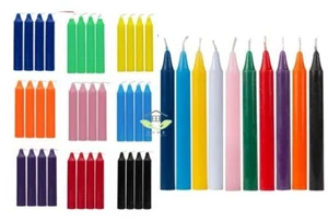 DINNER BISTRO CANDLES LONG RUN LINE FOR CHEAP PRICE MANY COLOURS PACK OF 2 5 10 - Picture 1 of 25