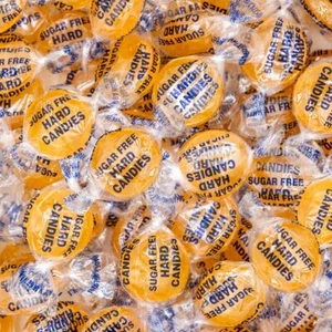 Sugar-Free Butterscotch Hard Candy - 1 Pound Pack (About 75 Count) - Picture 1 of 5