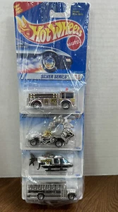 Hot Wheels Silver Series I Lot of 5 SET School Bus & Fire Eater New - Picture 1 of 11