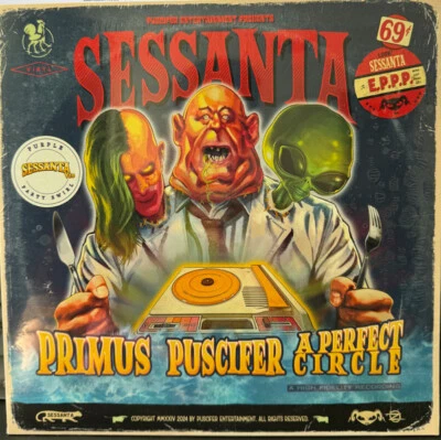 Primus / Puscifer / A Perfect Circle - Sessanta EPPP - Purple Party Swirl - Image 1 of 4