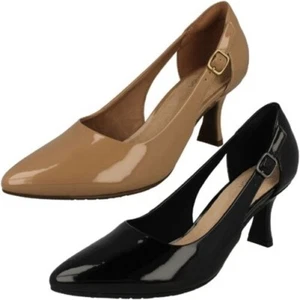 Femmes Clarks Stylé Découpe Boucle Détaillé Escarpin Kataleyna Rae - Imagen 1 de 19