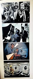 2001: A Space Odyssey Keir Dullea Gary Lockwood 4 Color Photos Large 8" x 12" - Picture 1 of 2