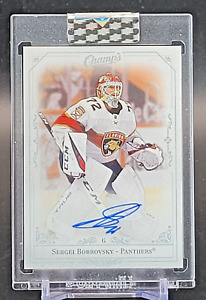 2020/21 Clear Cut Champs Sergei Bobrovsky #CSB Auto Florida Panthers Upper Deck