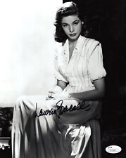 LAUREN BACALL HAND SIGNED 8x10 PHOTO       GREAT POSE OF HOLLYWOOD LEGEND    JSA