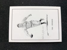 1950 Callahan Hall of Fame Baseball Card # Tris Speaker (EX/NM)