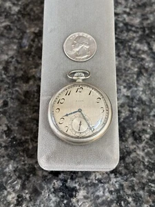 Antique 1927 Elgin Grade 303 Model 3 Size 12s & 7j Pocket Watch - For Repair - Picture 1 of 12