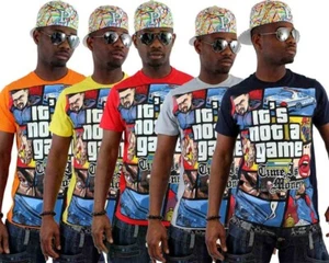 Time Is Money Men's GTA Style Graphic Print T-Shirt | Urban Cotton Casual Tee - Picture 1 of 6