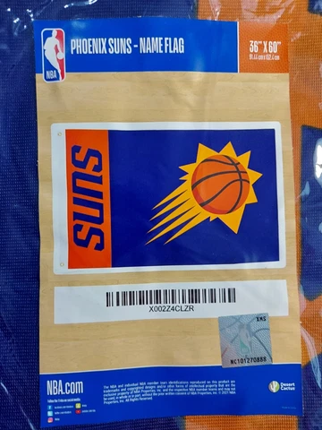 Phoenix Suns 36" x 60" Name Flag by Desert Cactus Cover