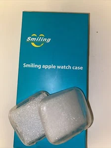 Étui Apple Watch souriant, 44 mm, transparent, neuf dans sa boîte - Photo 1 sur 4