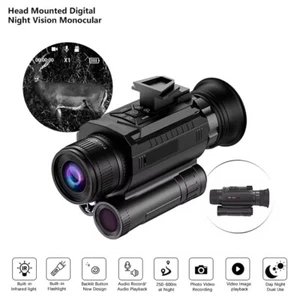 Z9005 Monocular Handheld Infrared 4K UHD 40MP 5x Zoom 2000MAH Night Vision 600m - Picture 1 of 15