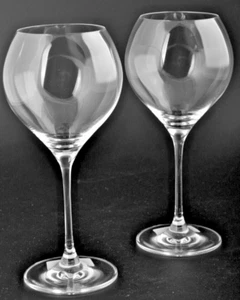 Rosenthal Crystal Drop 2x Red Wine Large Glass Pair Drinkware  NIB - Picture 1 of 7