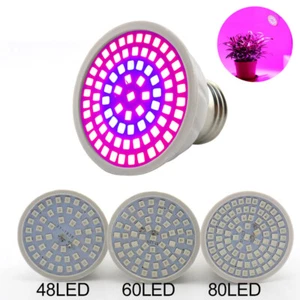 LED Plant Grow light 48 led 60led 80led phyto lamp growing E27 greenhouse Lamp - Picture 1 of 9