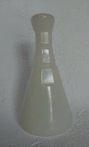 Vintage Barber Bottle White Clambroth Glass E. W. Inc  - Picture 1 of 6