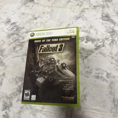 Fallout 3 GOTY Game of the Year Edition Xbox 360 Bethesda RPG FPS Post Apocalyps - Image 1 of 3