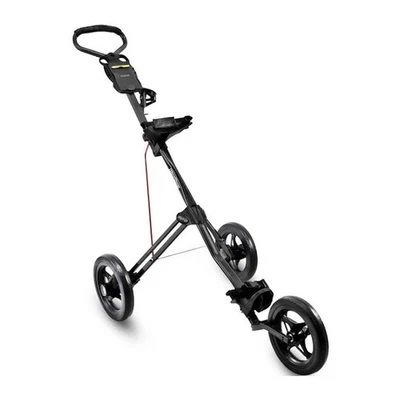 Bag Boy Golf 3-Wheel Push Cart: Express 500 • Foldable • Matte Black / Red NEW - Image 1 of 4