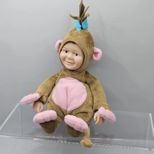 Baby Jake Affe weiche Plüschpuppe harter Kopf & Hände weicher Körper - Bild 1 von 9