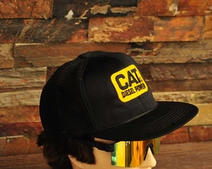 CAT Diesel Power Negro Malla Supercap Snapback Gorra Sombrero, M-L Ajustable - Imagen 1 de 8