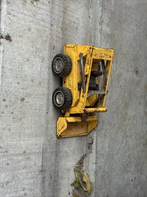 Vintage Nylint Pressed Steel Skid Steer Loader 11" #2070 Pressed Steel Yellow - Image 1 of 4