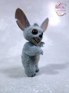 OOAK dollhouse miniature 1:12 Handmade 100% "Stitch" Doll Cat Animal JMDSMinis - Imagen 1 de 14