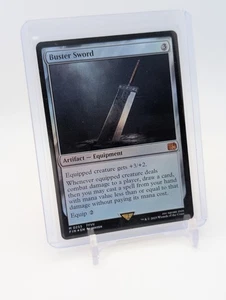 MTG - Buster Sword - FOIL Mythic Regular #255 - Final Fantasy NM - Picture 1 of 2