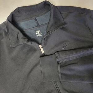 Chaqueta de bombardero Nike Sportswear para hombre 2XL negra con cremallera completa - Imagen 1 de 12