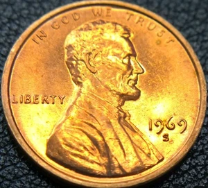 Ultra Rare 1969-S Double Die Error 1C: DDO Lincoln Memorial Cent, Thick Rim Gem! - Picture 1 of 12