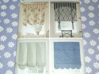 BUTTERICK 5159 HOME DECOR EASY WAVERLY WINDOW TREATMENTS 4 STYLES  PATTERN-UNCUT - Image 1 of 3
