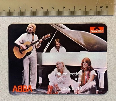 1978 ABBA musical band official Polydor Phonogram Pocket Calendar Asia - Image 1 of 2