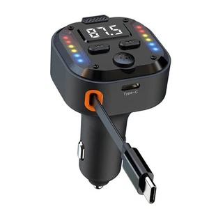 Vehicle Charging Cable PD30W For QC3 0 Dual Output For Front Rear Seats - Zdjęcie 1 z 7