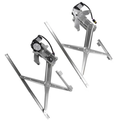 For 1994 Dodge Ram 3500 Truck Front LH RH Power Window Regulator Set w/ Motor - Image 1 of 4