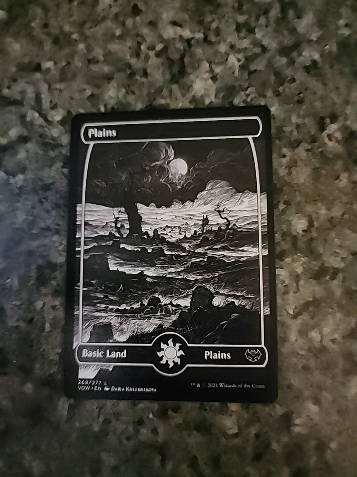 MTG Innistrad Crimson Vow L Plains #268 Full Art Eternal Night w20 - Image 1 of 1