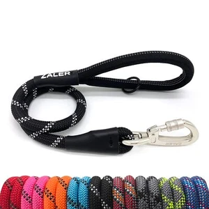 Short Dog Leash 26 Inches Rope Traffic Leashes for Dogs Reflective Dog Lead w... - Picture 1 of 4